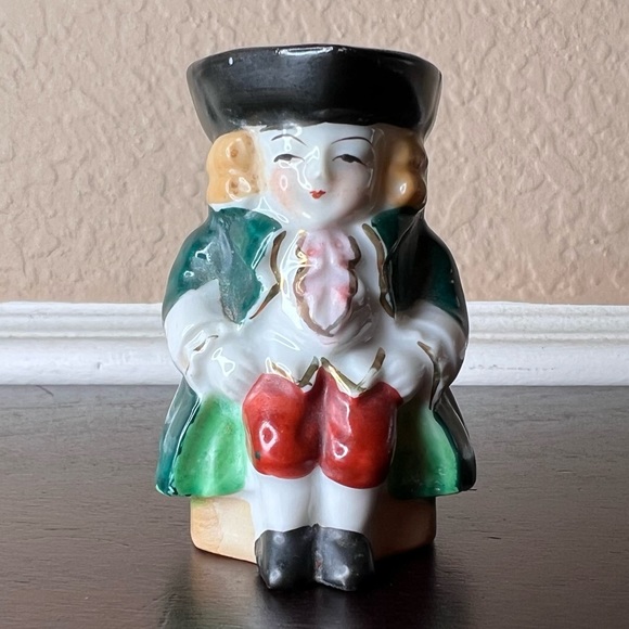 Vintage 1940's Colonial Man Toby Mug, Made in Occupied Japan, Character Jug - Picture 1 of 8